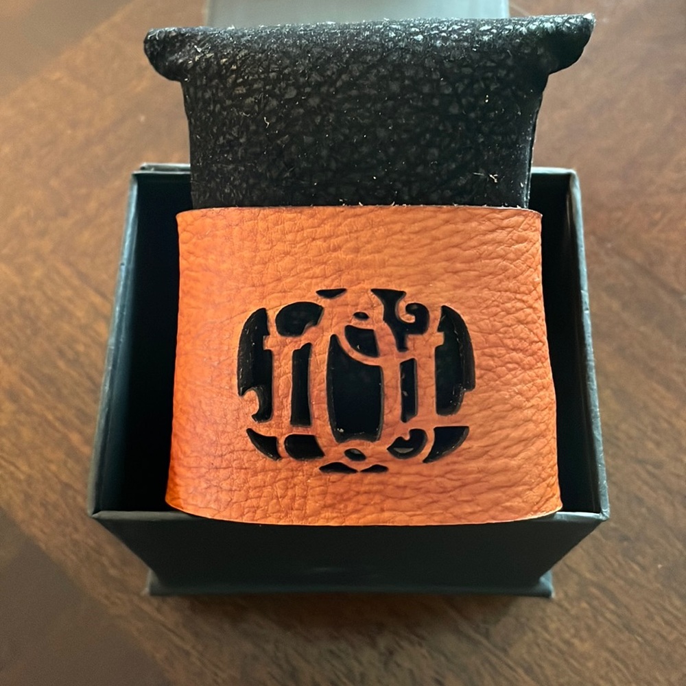 Rustic Cuff Monogrammed Bracelet